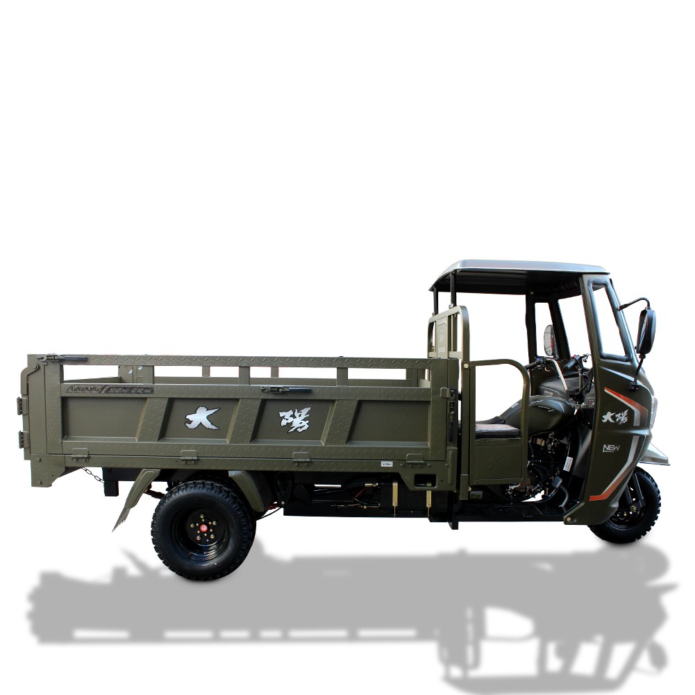 Powerful 200cc Water Cooling Engine Enclosed Cabin Motorcycle Tricycle for Adults