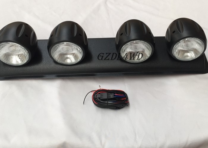 Auto ABS Material LED Front Roof Spoiler For Toyota Hilux Revo 2015-2016