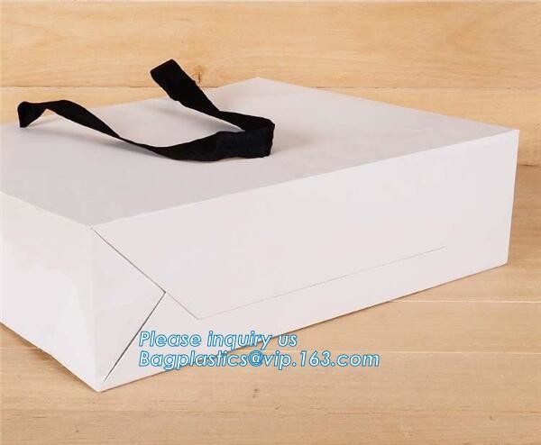 Luxury strong twisted handle black leatherette paper carrier bag,Fashion Custom Printing Luxury Gift Shopping Carrier Pa