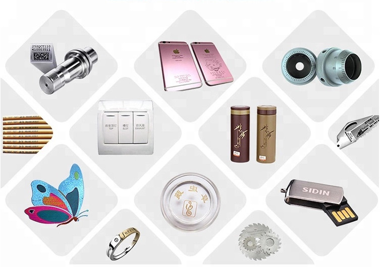 20w 30w 50w Fiber Laser Marking Machine Animal Ear Tag Engraver