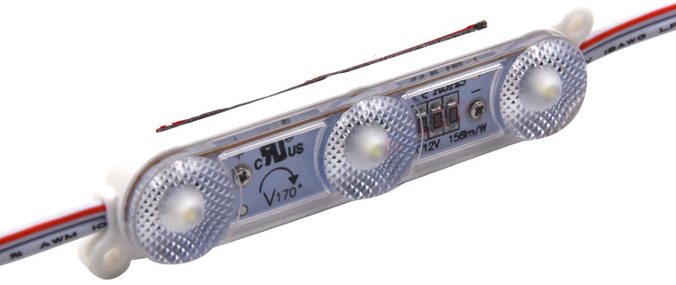 IP67 12V 3 LED Module Outdoor SMD 2835 Sign Injection Module LED Light