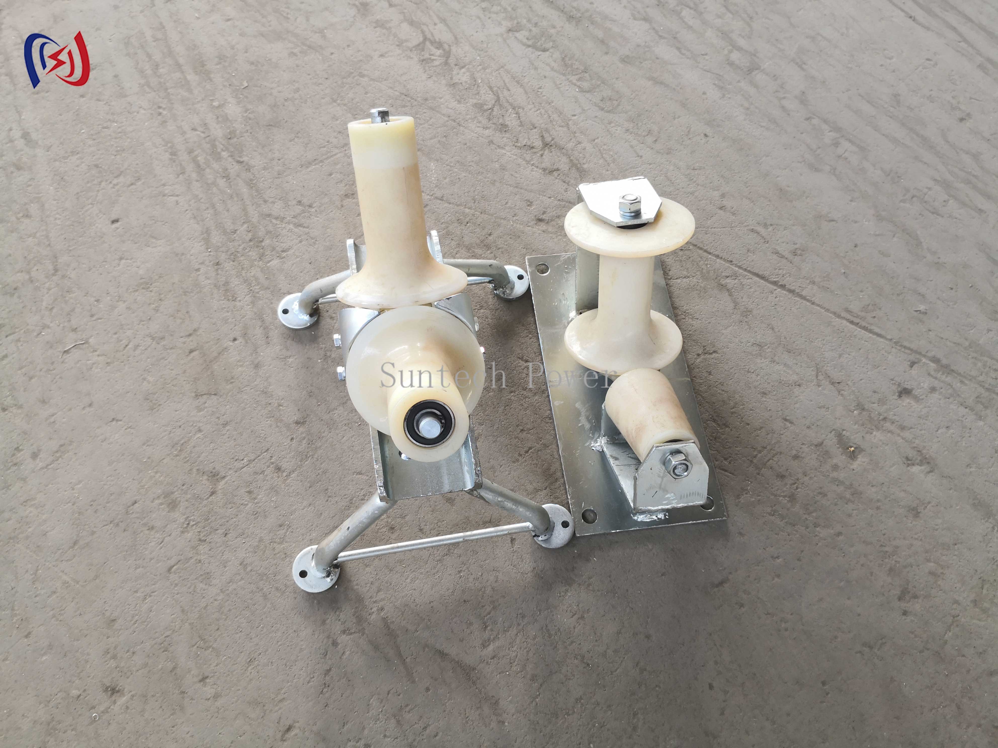 Nylon Corner Cable Turning Roller One Way Construction Works Stringing