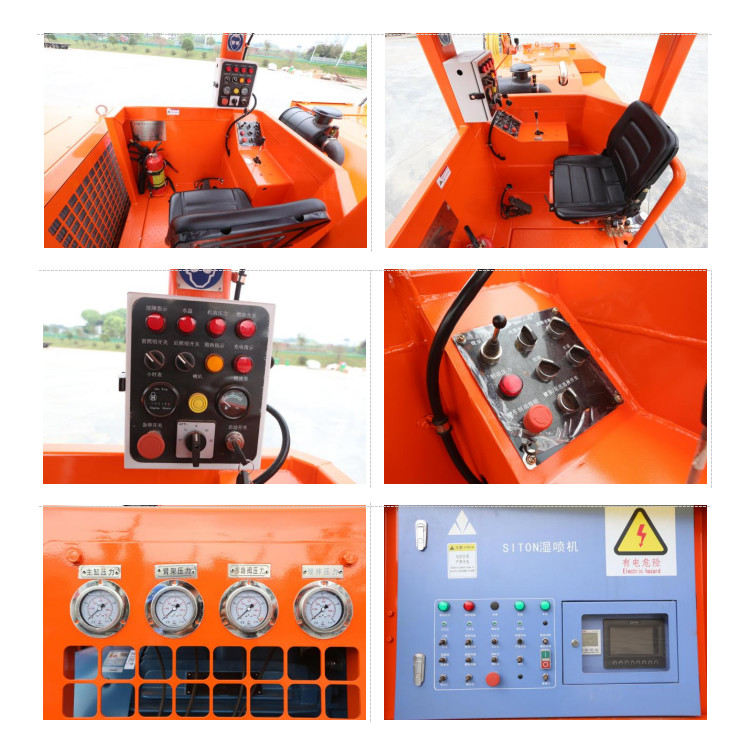 Underground Mine Wet Concrete Shotcrete Sprayer Machine 13500kg