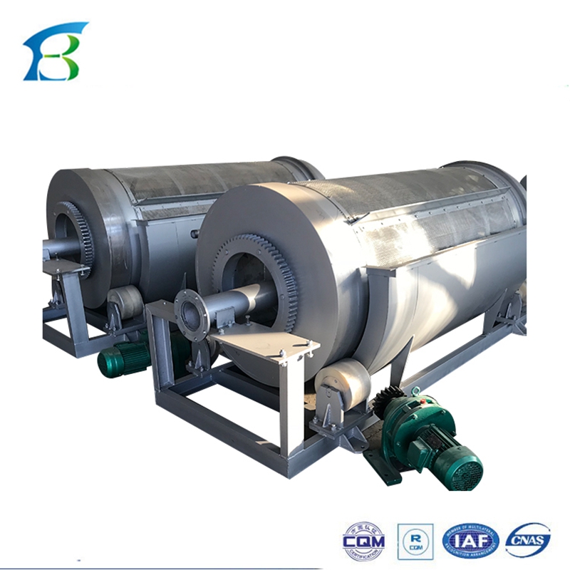 Food Beverage Vacuum Rotary Drum Filter for Sweet Potato Starch Treating Capacity 5-500cbm/hr