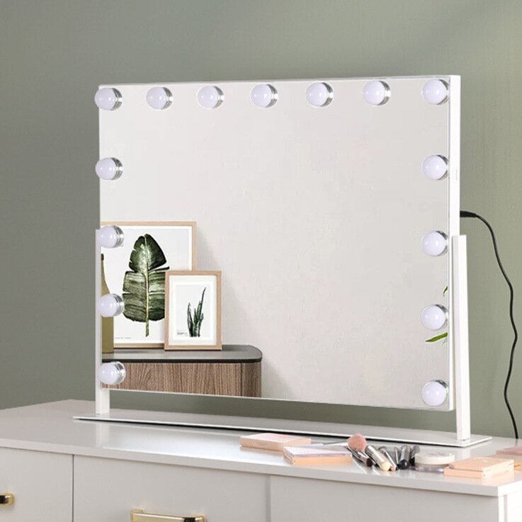 Adjustable Hollywood Mirror 80cm Touchscreen Led Makeup Vanity Mirror