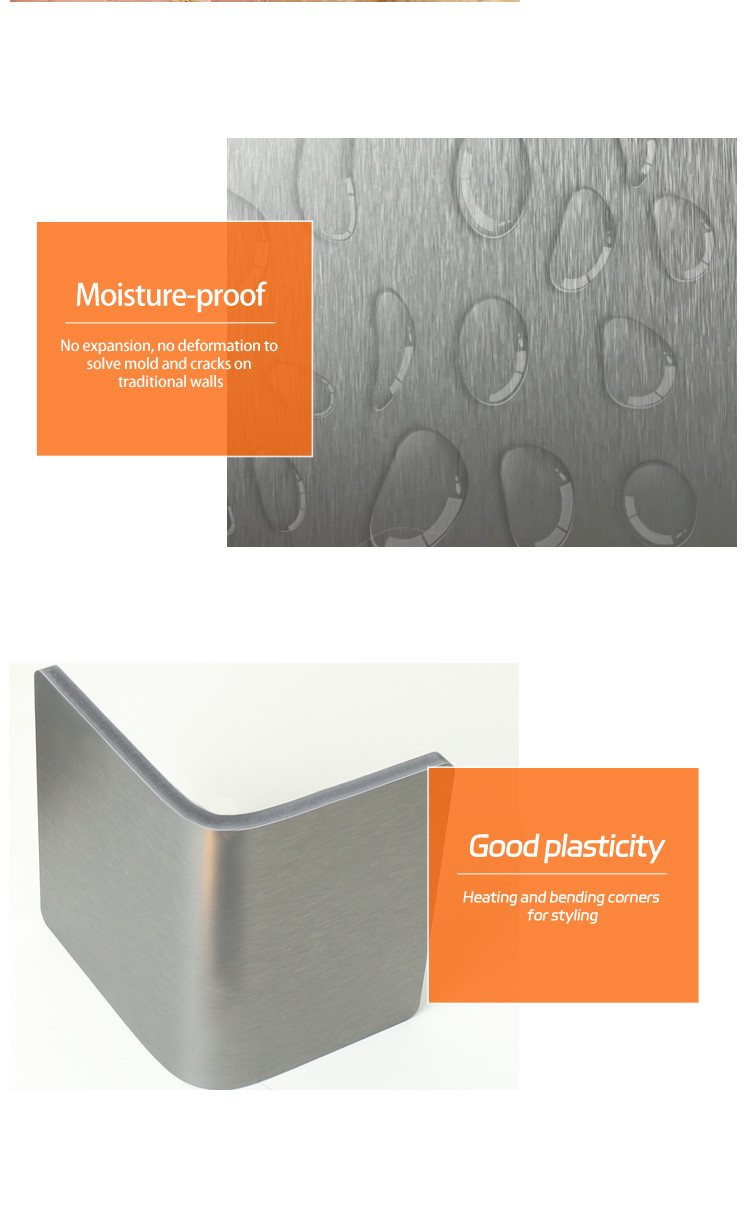 Interior Decoration Metal Wood Veneer Wall Panel Environment Friendly Bamboo Charcoal Wood Veneer