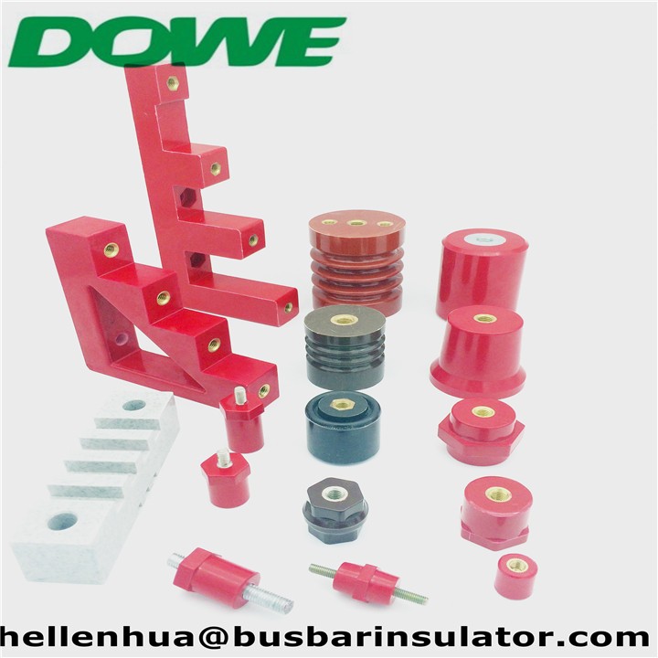 bus bar connector brass in mold threaded insert