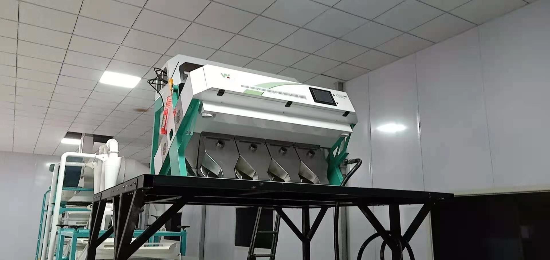 Mini 64 Channels Rice Color Sorter With Toshiba CCD Camera Full Color