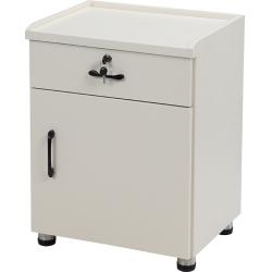 China Wood Frame Hospital Bedside Cabinet , Storage Locker White Bedside Cabinets for sale