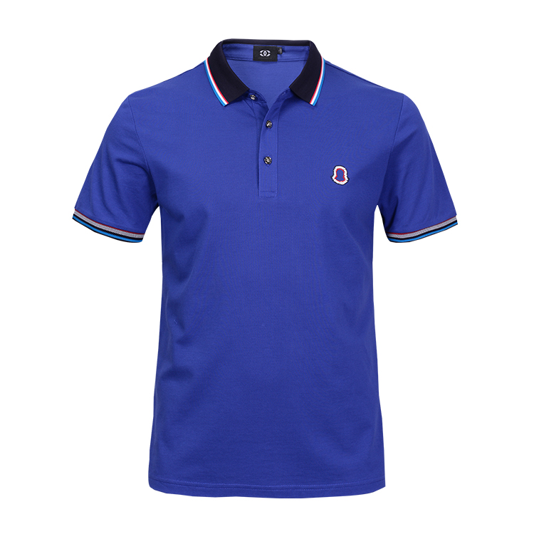 Embroidery Mens Polo Style Shirts Fashionable Designed