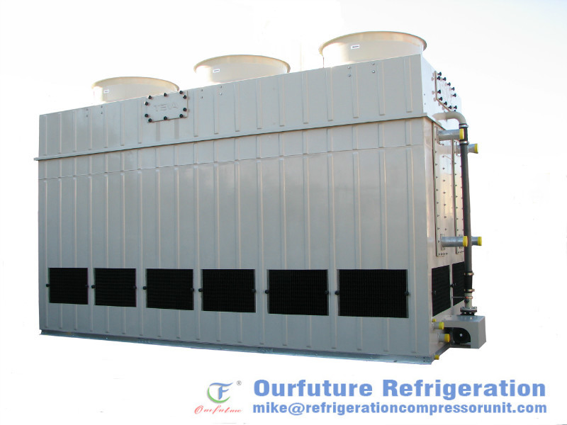 Forced Draft Type Evaporative Cooled Condenser Cold Room Refrigeration System