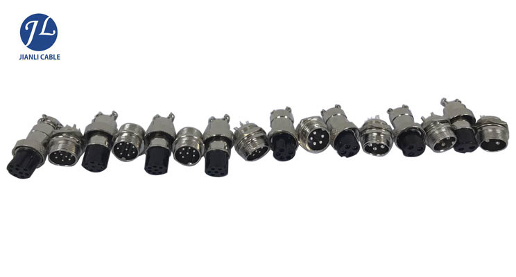 5M Extension Aviation Cable GX16 5 Pin Waterproof Shielding For Camera Connector