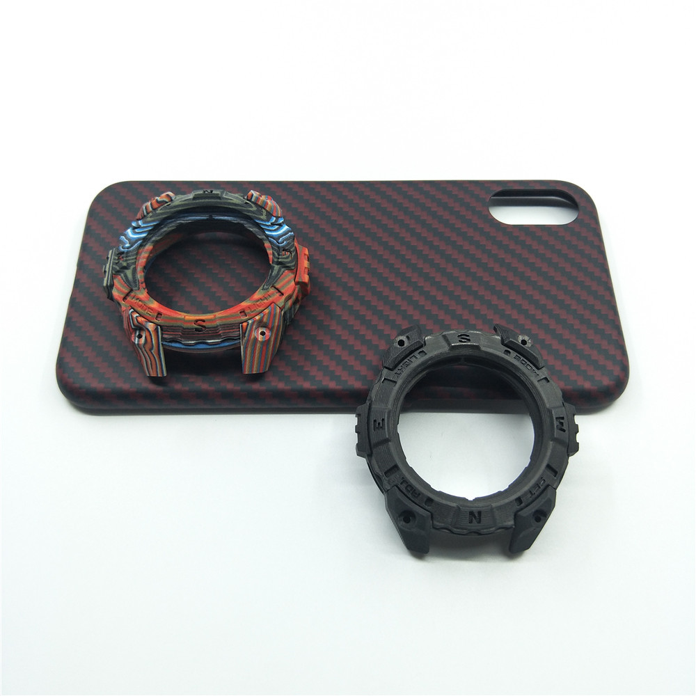 Colorful Carbon Fiber CNC Machine Parts Products Watch Accessory High Strength
