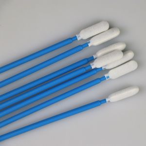 Cleanroom Polyurethane Foam Swab With 6.5" Long Handle