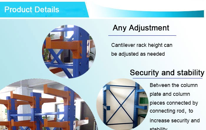 Warehouse Steel Cantilever  Rack