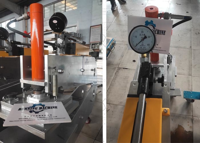 200*200 Integrated Spot C Clamp Light Weight Rubber Belt Repair Machine 2