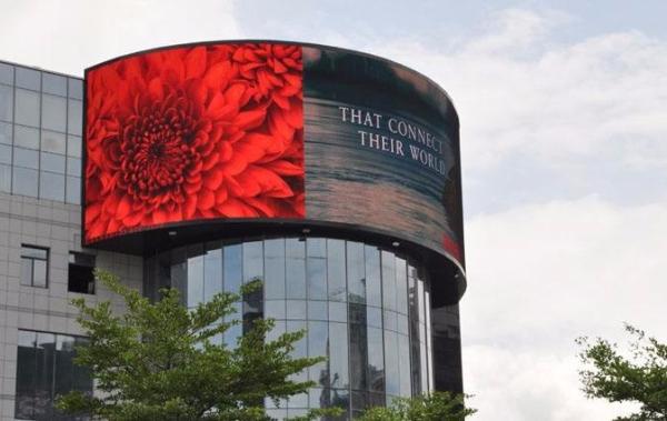 P4 Outdoor Full Color Fixed Curved Flexible Led Display 3D Advertising Led Video