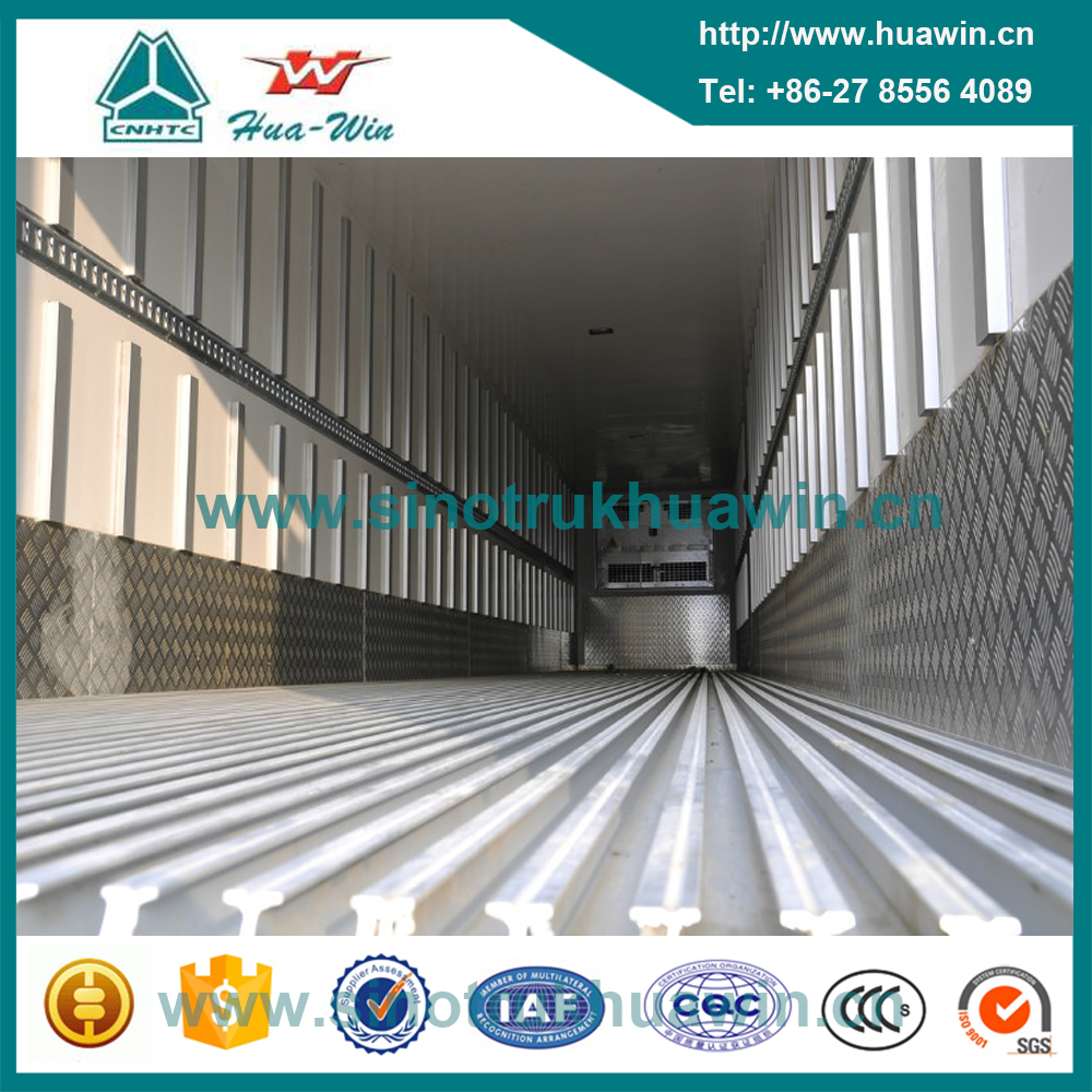 China Manufacture Sinotruk Tri-axle Refrigerated Trailer for Sale Kenya
