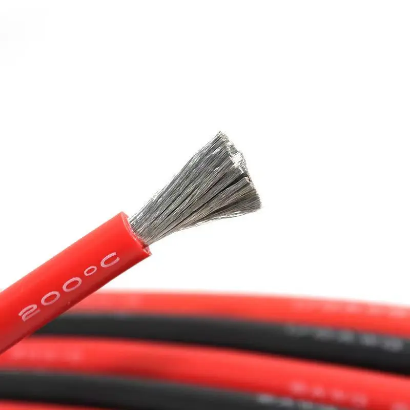 Super Soft Silicone Wire Electric Cable 24 22 20 18 16 14 12 10 8 6 4 2 0 AWG Flexible Car Tin Plated Copper Wires