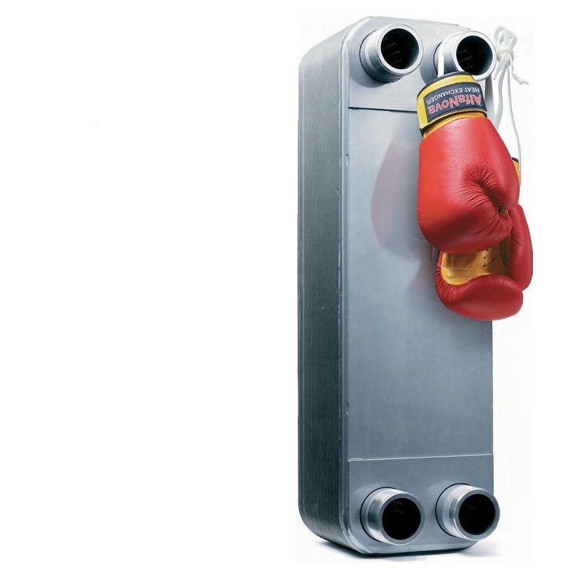 Refrigerant Chiller condenser Water Cooling Evaporator Copper Brazed Plate Heat Exchanger