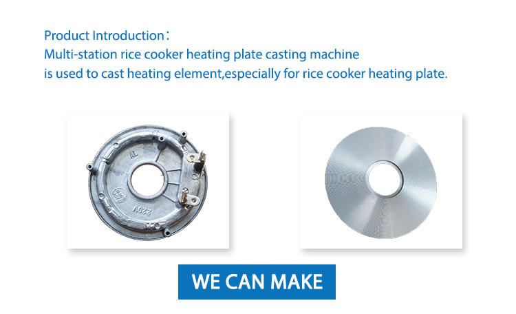 Multi Station Automatic Die Casting Machine For Rice Cooker Heating Plate