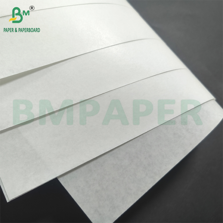 50gsm Bleached Kraft Paper Machine Glazed ( MG ) OBA Free paper