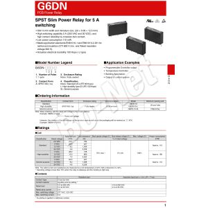 G6DN-1A-SL-12VDC Omron orignal new electromagnetic relay
