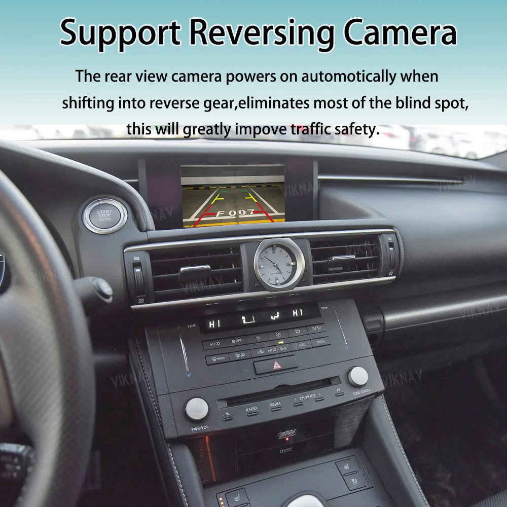 Viknav Replacement Auto Parts Universal Steering Wheel Control Interface For Lexus RC 2015-2018