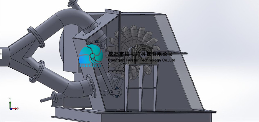 380v/400v Hydroelectric Power Plant Generator , Low Flow Water Turbine