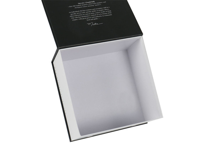 Black Hat Pantone Color 900GSM CMYK Magnetic Storage Box