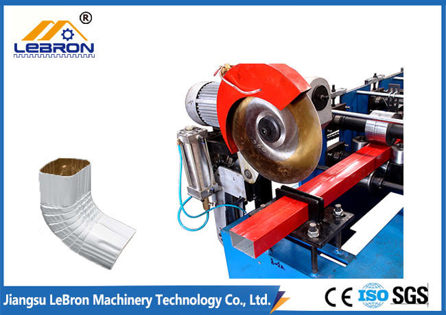380V 50HZ 3 Phase Downspout Forming Machine No.45 Steel Coated With Chromed Treatment