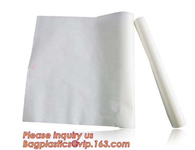 Bleached with Unbleached Greaseproof Paper for food wrapping,Environmental friendly and green greaseproof food packaging