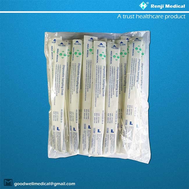 Renji Viral Nylon Flocked Nasopharyngeal Swab MSDS certificate