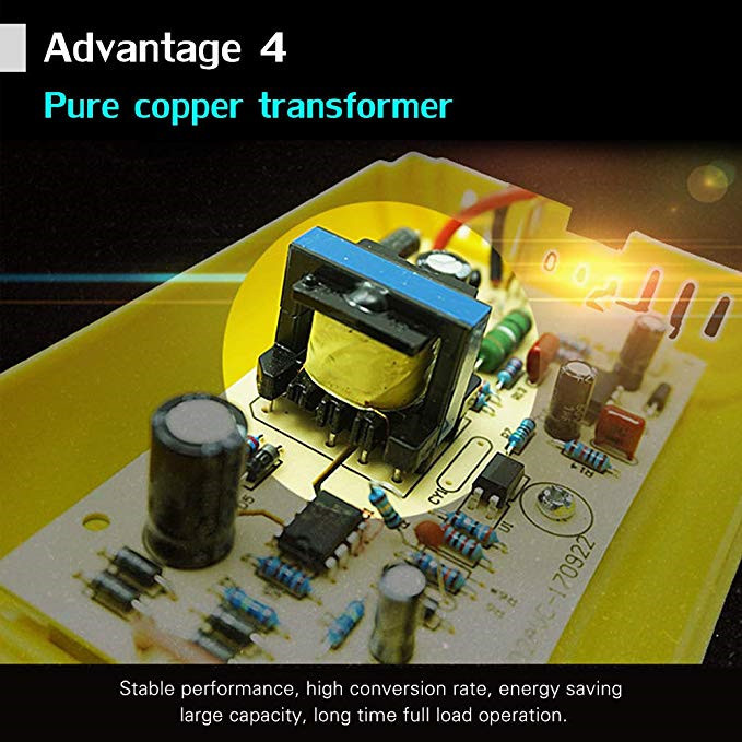 High Power 2A 3 Stages 12v Lead Acid Battery Chargers flame retardant