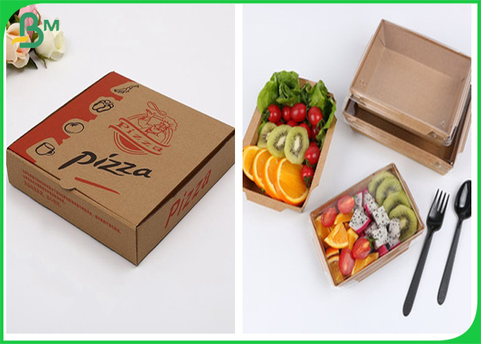 Custom 300gsm Virgin Pupl Natural Brown Kraft Paperboard For Packing Food