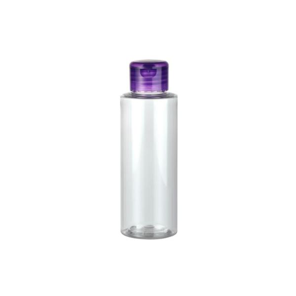 Custom Color 120ml Plastic PET Bottle for Lotion Capacity 120ML 24/410 Flip Top
