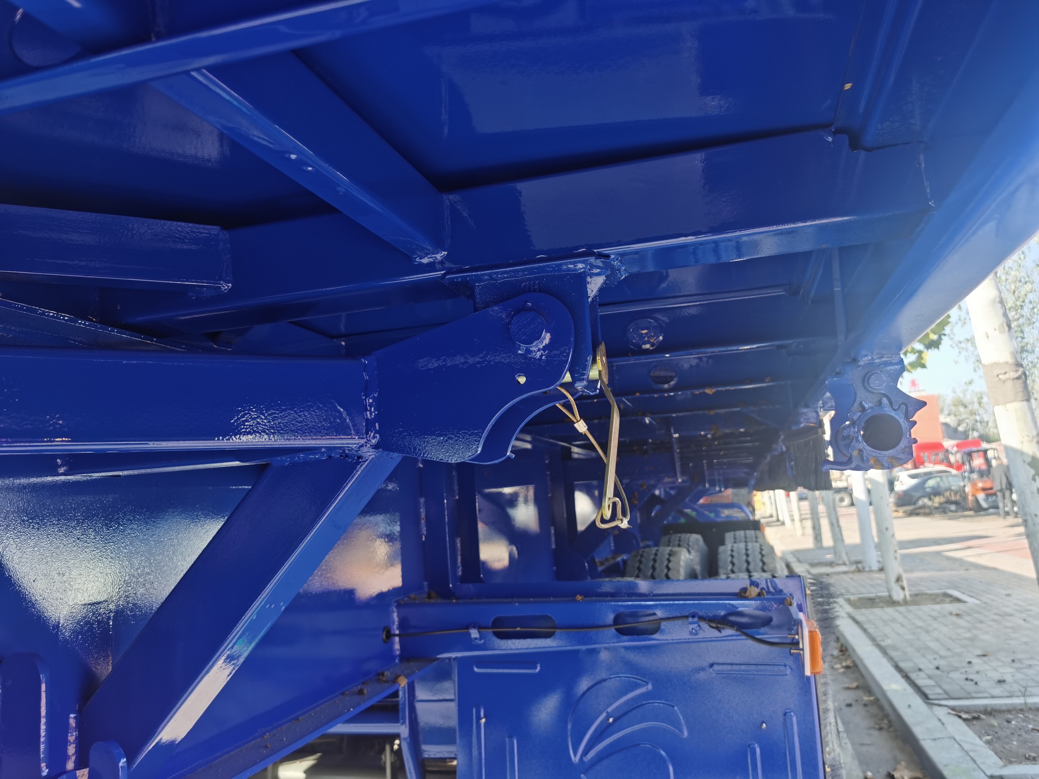 3 Triple Axle Cargo Trailer Side Wall Cargo Semi Trailer Truck 40-60 Tons 13000mm