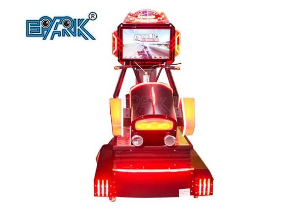 Fiberglass Kiddy Ride Machine 3d Dynamic HD Race Car Outurn Arcade Racing