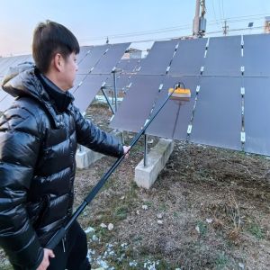 Manual Automation Advanced Solar Panel Cleaning Brush 3.6 M Customization