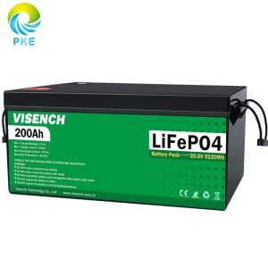 Visench Direct factory Lithium 12V 24V 100Ah 120Ah 200Ah Deep 6000 Cycles with
