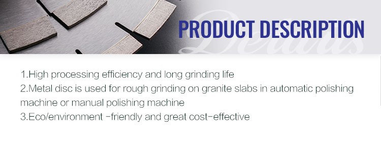 Construction Tool Parts Metal Bond Diamond Grinding Discs for Diamond Polishing Tools