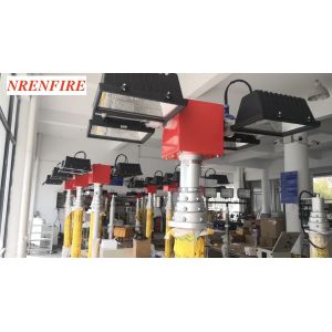 6m vertical mount pneumatic telescopic mast lighting tower 4x1000W Halogen Lamps/ remote control/ tilt and turn unit