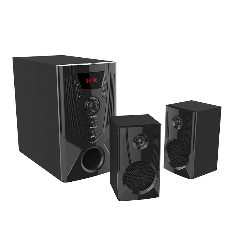 5.25 Inch 50W Music Speakers With USB/ FM/ AUX/ BLUETOOTH/ REMOTE CONTROL Functions