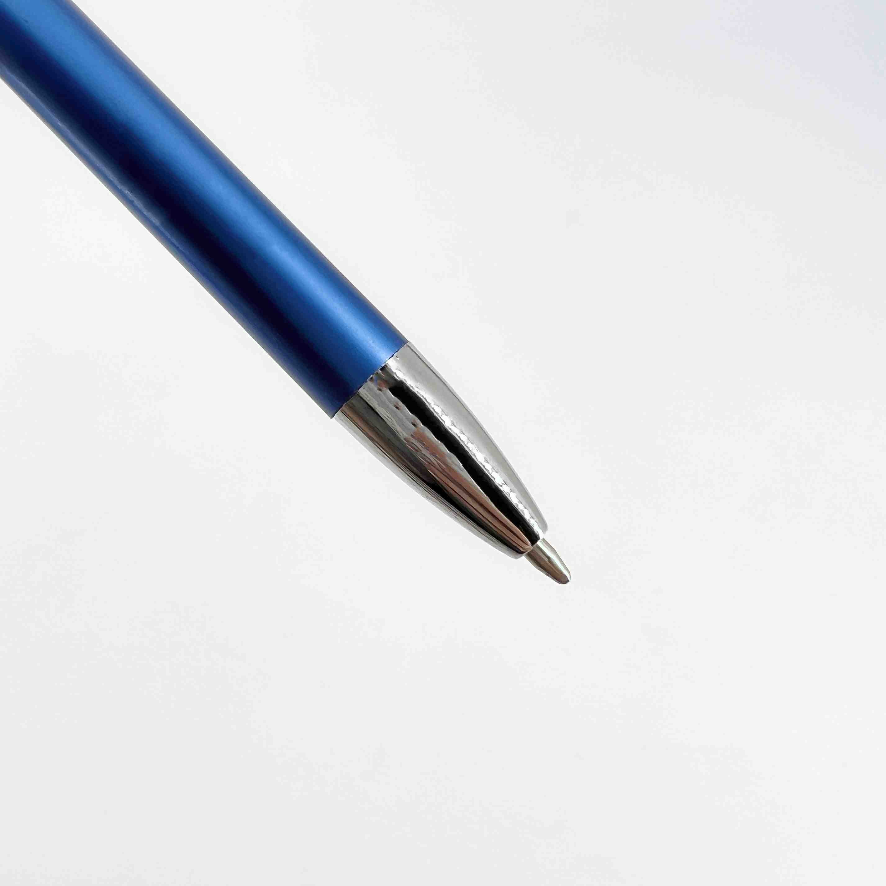 Wholesale Advertising Press Logo Ball Pen 1.0mm Colorful Retractable Ballpoint Pen