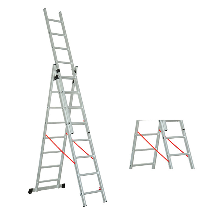 Household 3x8 Aluminium Multi Purpose Ladder 150kgs / 330 Lbs Load Capacity