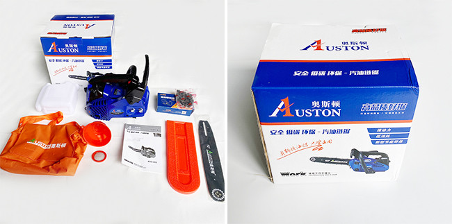 49.3CC Heavy Duty Gasoline Chainsaw 2 Stroke 18 Inch Gas Powered Chainsaw