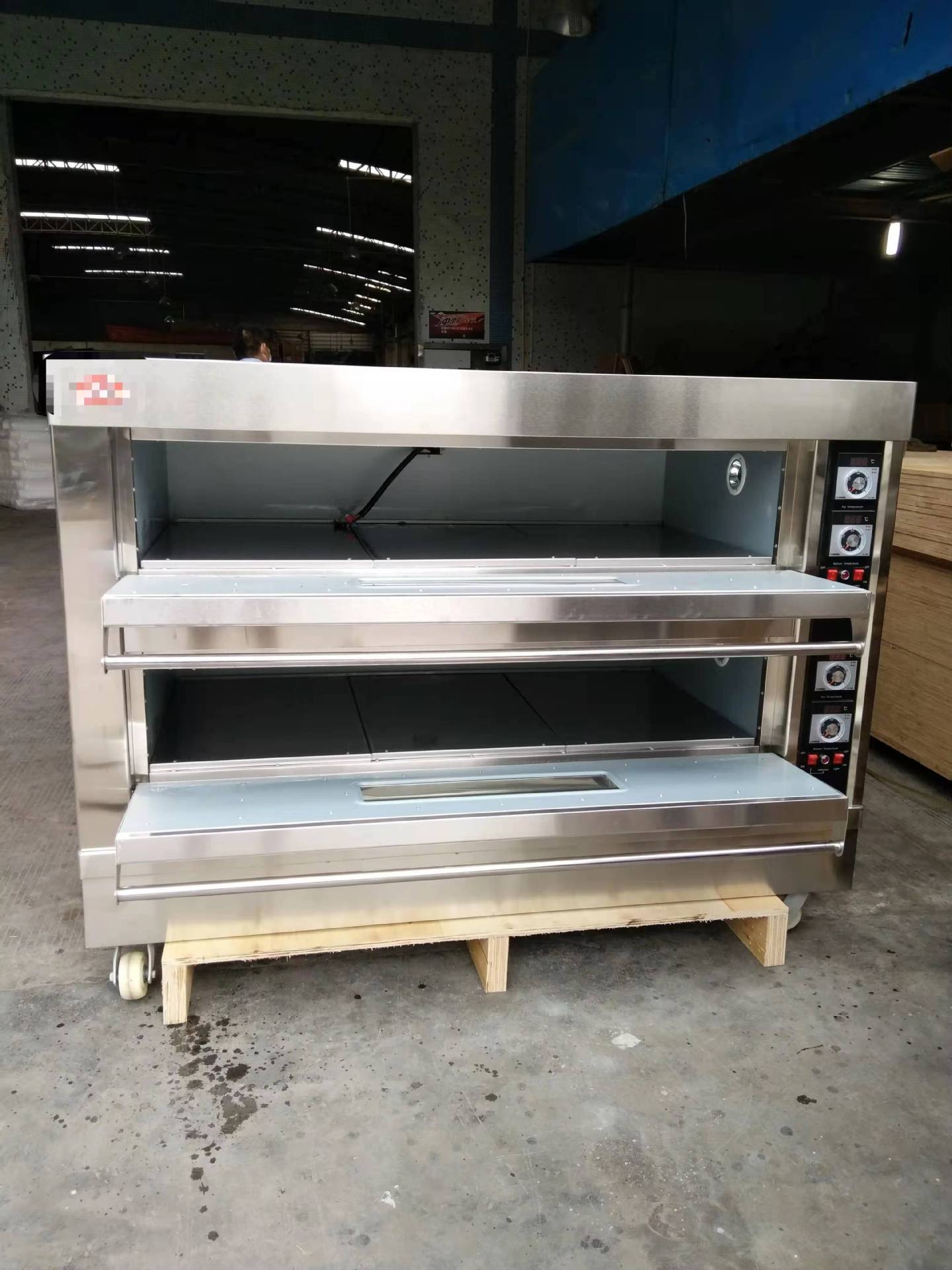 Commercial Stainless Steel Deck Oven With Steam 12-Tray 3 Deck Bakery Oven 2-Tray 1 Deck Gas Or Electric