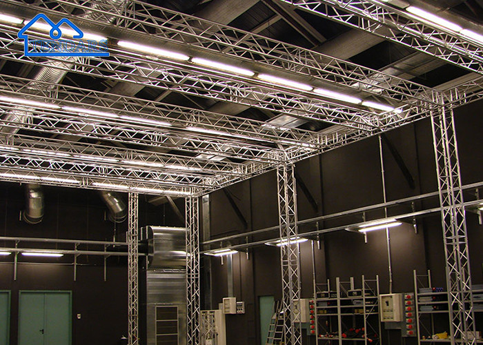 Multifunctional Aluminum Stage Truss Silver Black Color Truss Tent Structure For Outdoor Events Truss Frame Use
