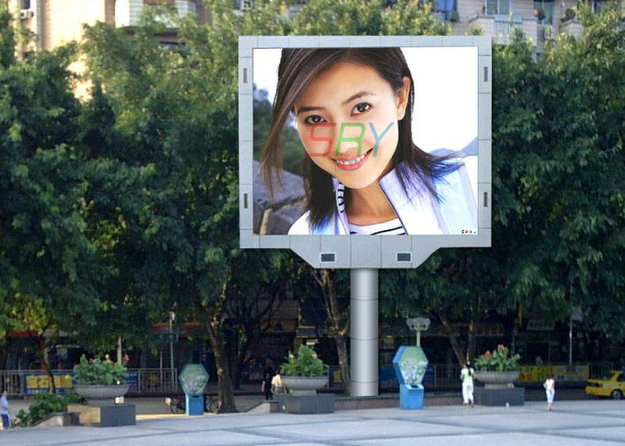 10000dots / sqm LED Video Billboards Easy Maintain LED Outdoor Advertising Board