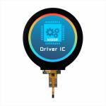 3.4 inch Round TFT LCD Display With Capacitive Touchscreen MIPI DSI